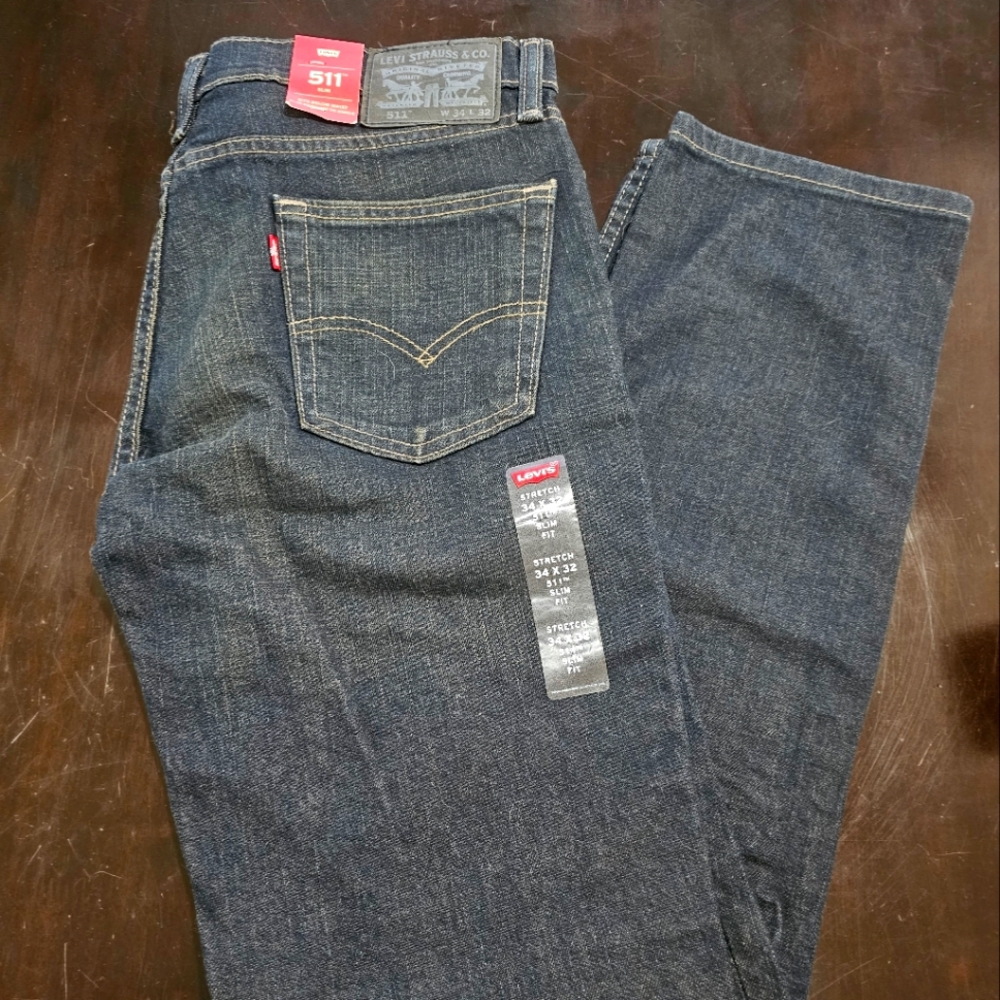 Mens Levi's 511 slim 34x32